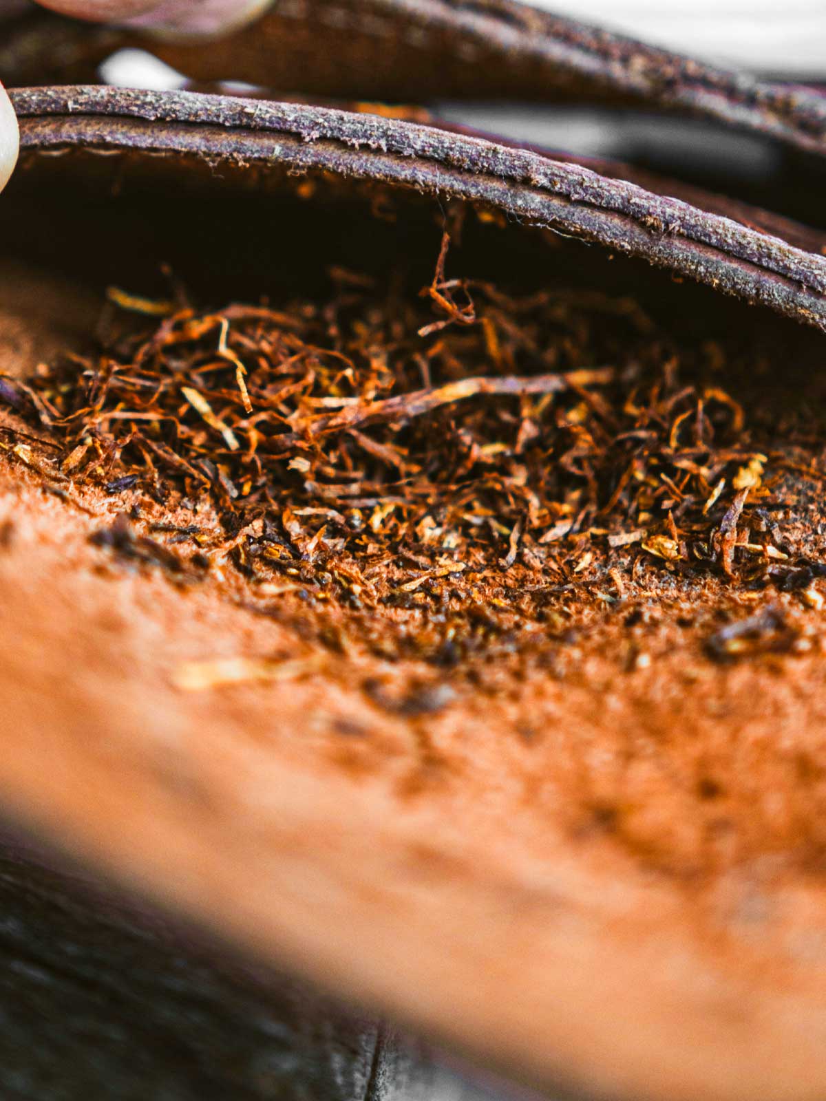 Sofisticato cuoio e tabacco